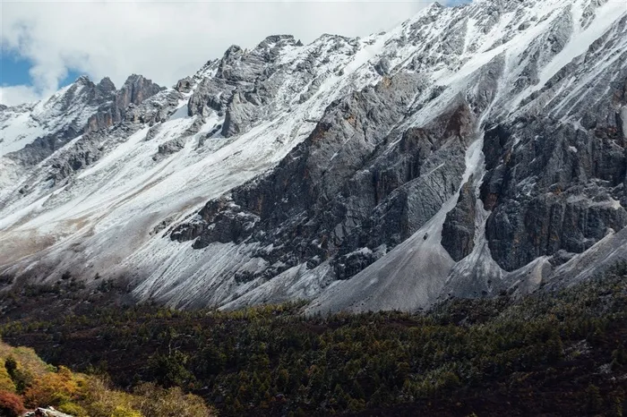 中国的雪山图