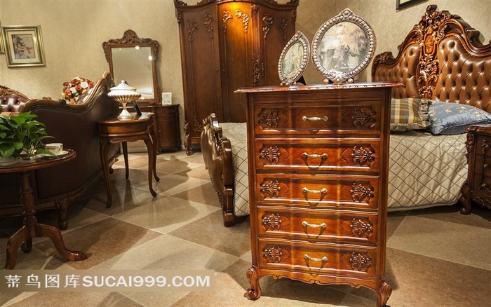 红木家具橱柜图片