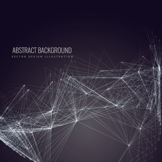 几何抽象粒子线条光线科技感网页banner展板背景AI矢量设计素材