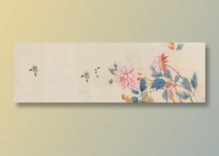 复古中国风古风国画背景素材