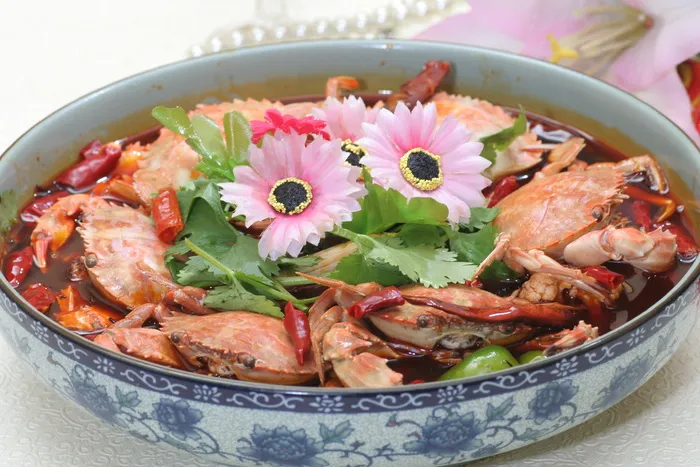 麻辣花盖蟹 (1)