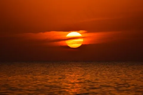 黄昏日落海景图片 黄昏日落海景图片