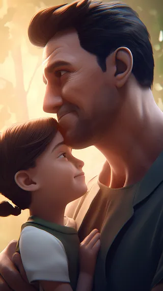 父亲 父亲节 温馨 坚强 爱护 关怀 教育 快乐 幸福 父爱