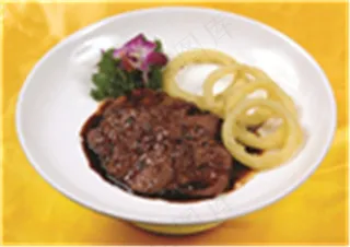 黑椒煎牛排中式菜品美食素材图片