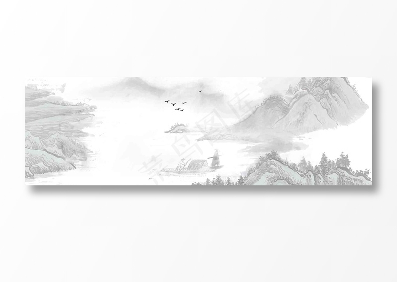 复古中国风古风国画背景素材