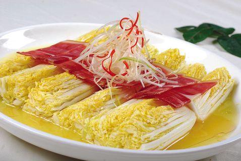 0911CC-790云腿蒸娃娃菜       原汁原味、云腿香感独特