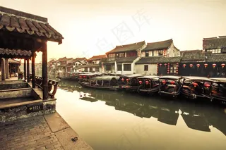 浙江西塘古镇摄影风景