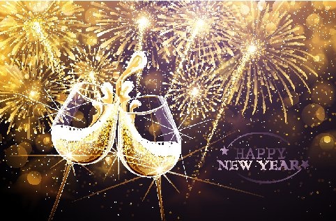 圣诞节圣诞树圣诞老人闪亮装饰电商促销折扣海报