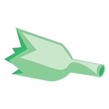 破瓶子 PNG免抠(360x360)