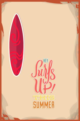 夏天海报|矢量|插画|扁平|风格