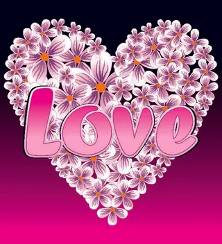 2.14情人节红心玫瑰背景