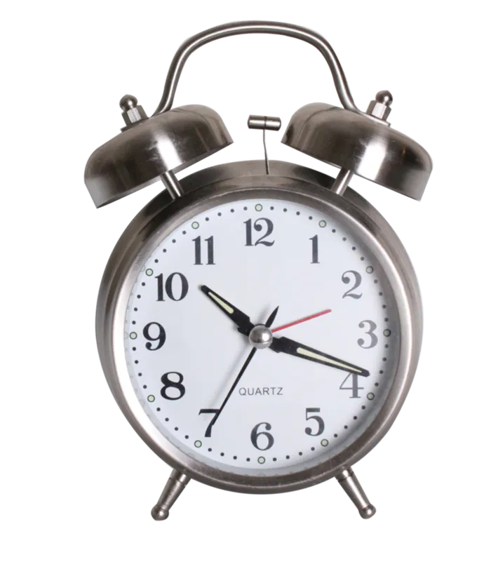 银色小闹钟