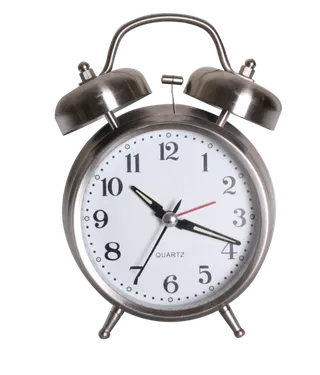 银色小闹钟