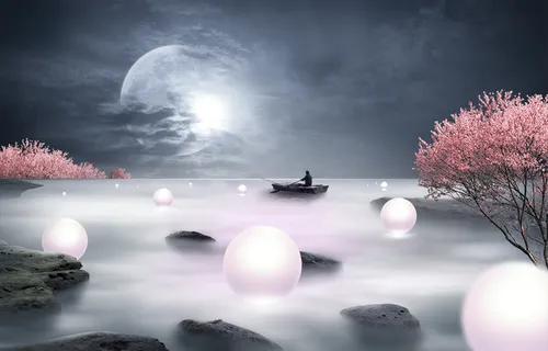 风景海报PSD素材