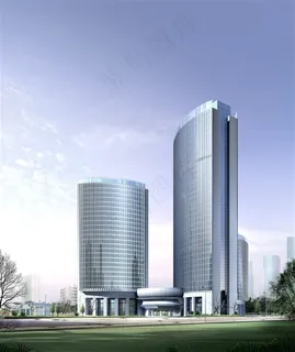 耸入云霄的城市高楼