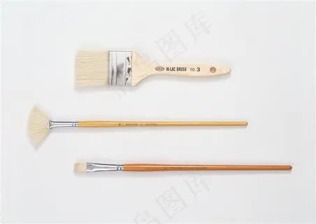 水粉笔笔刷高清素材图片