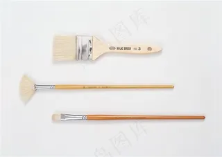 水粉笔笔刷高清素材图片