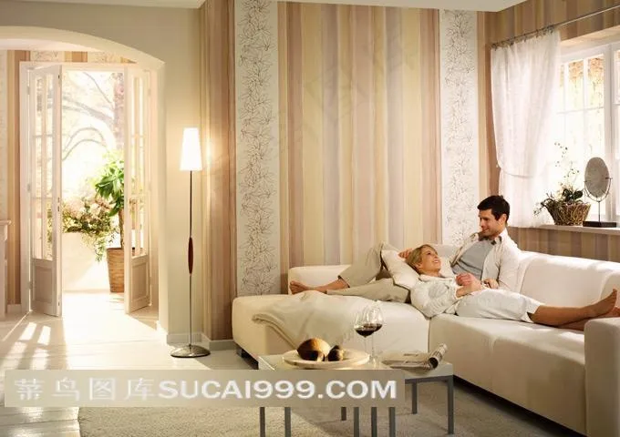 素雅白色调家居高清摄影图片