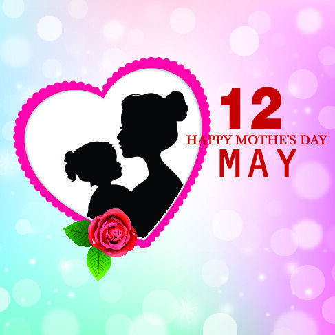 设计母亲节快乐节日素材