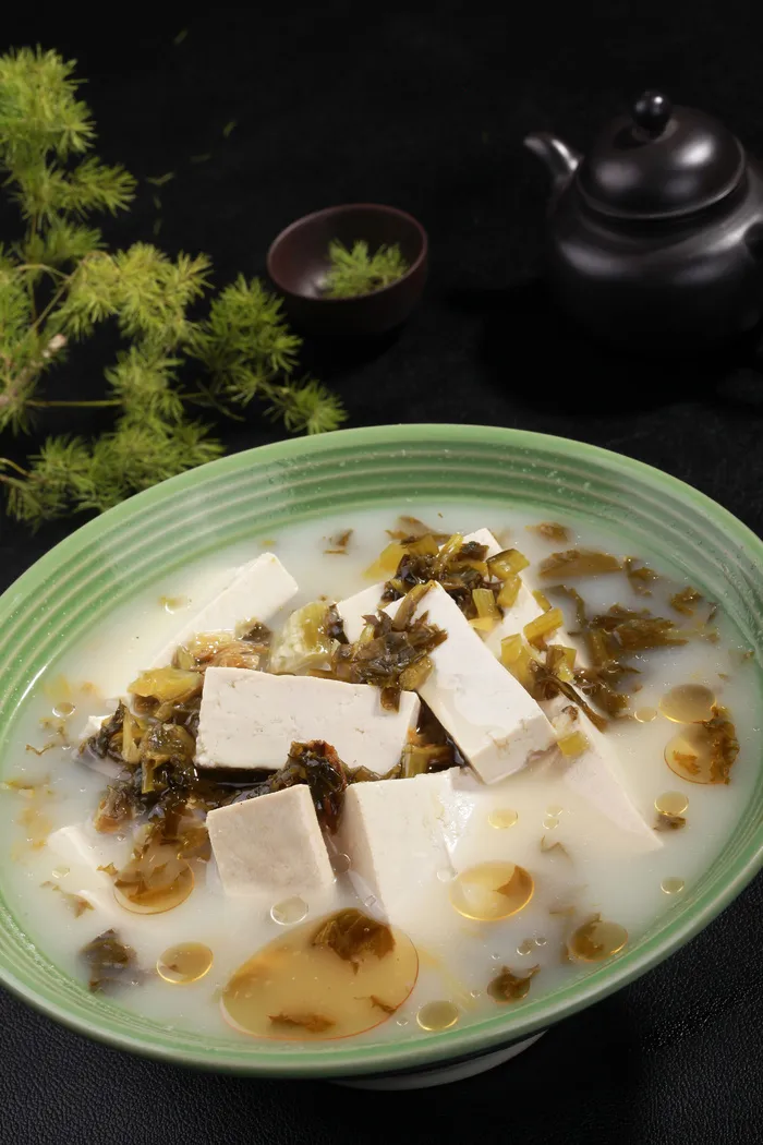 大锅雪菜豆腐 (3)