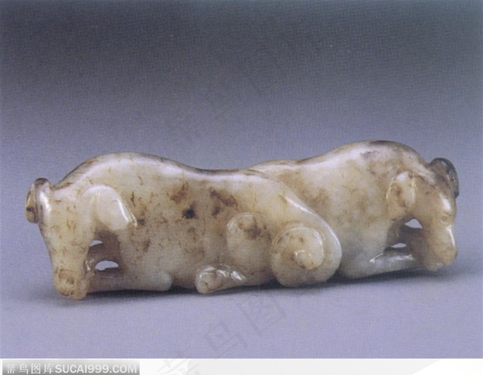 传统工艺-休息的马