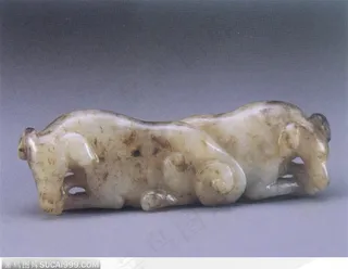 传统工艺-休息的马