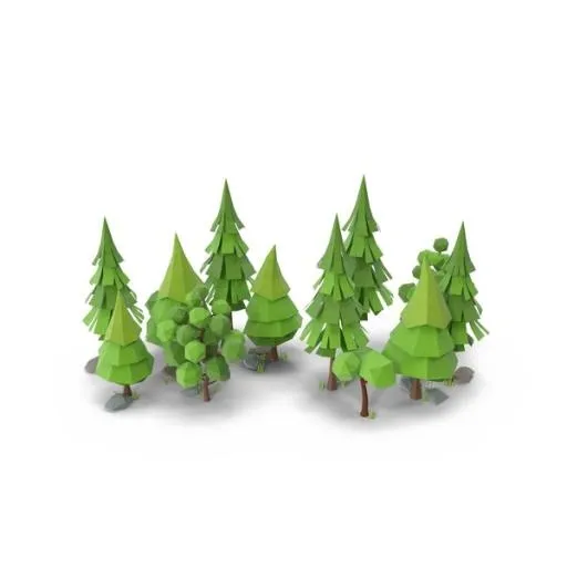 森林 PNG免抠(600x600)