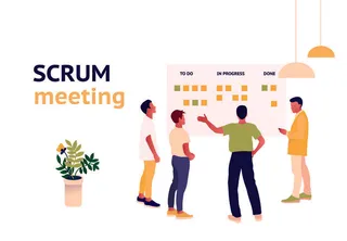 扁平化人物场景办公互联网等距ai矢量设计网页海报UI素材插画