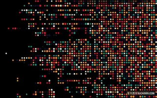 丰富多彩的小圆点创意背景