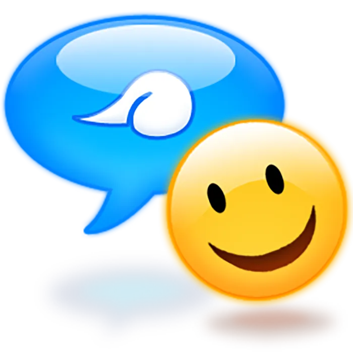 橘色笑脸对话框