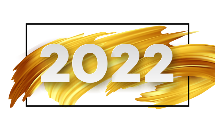 设计2022数字装饰新年