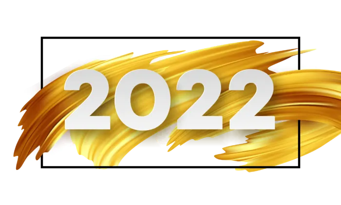设计2022数字装饰新年