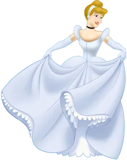 卡通人物迪士尼公主系列免抠贴图白雪公主睡美人灰姑娘PNG素材