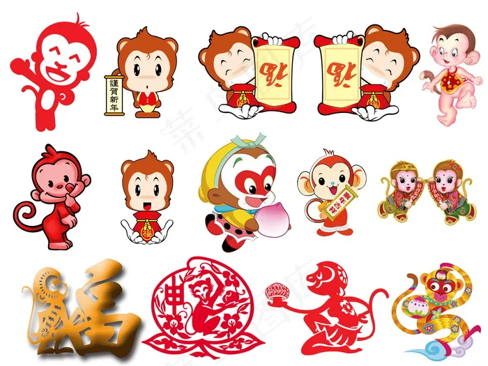 2016年猴子图片素材