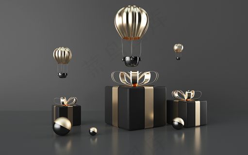   C4D电商场景模型渲染背景