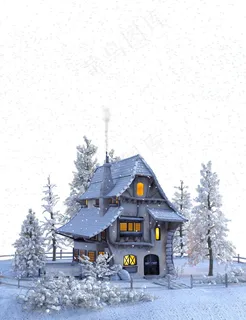 唯美圣诞小屋图片 唯美圣诞小屋图片