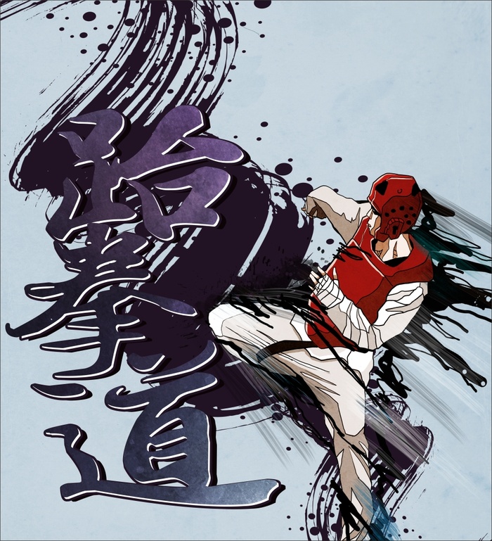 跆拳道宣传画面