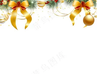 圣诞球吊饰圣诞装饰元素彩色免抠