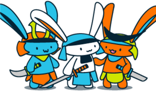 兔子线条画卡通