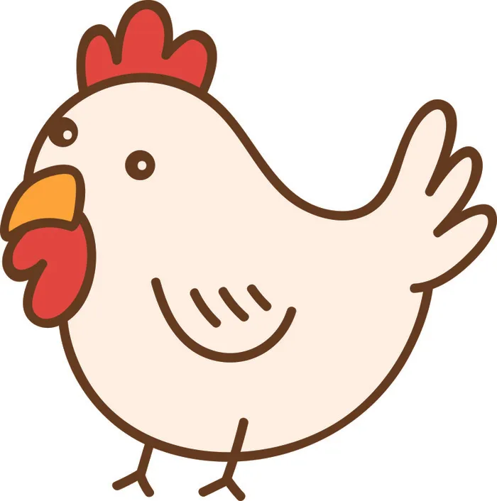 免抠矢量卡通鸡cdr矢量模版下载