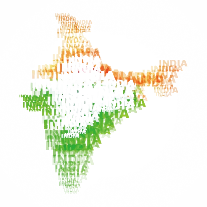 印度地图素材