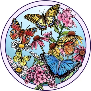 蝴蝶在花丛中飞舞