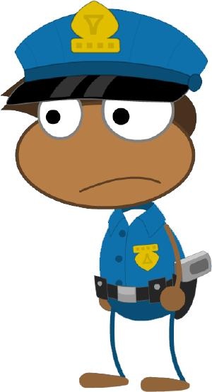 警察 PNG免抠(300x554)