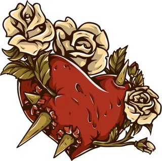 彩色纹身 PNG免抠