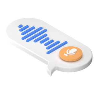 发送信息简约3D数据png图标素材