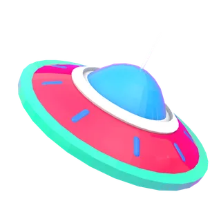 电商促销飞碟素材