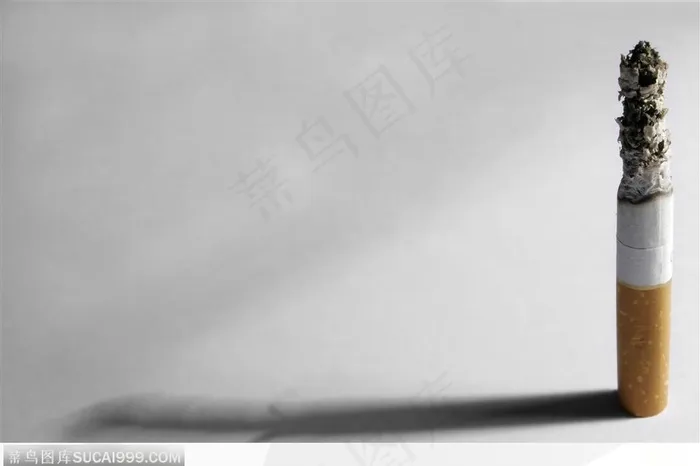 香烟谜烧-竖起燃烧的香烟