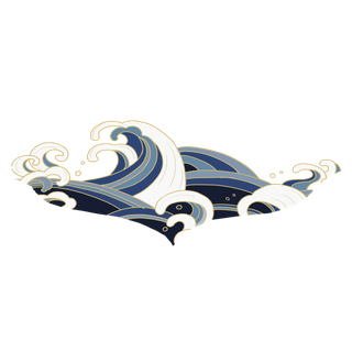 中国风山水祥云PNG免扣素材