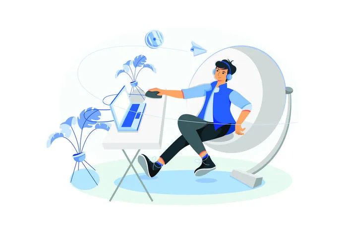 扁平化人物场景办公互联网等距ai矢量设计网页海报UI素材插画eps,ai矢量模版下载