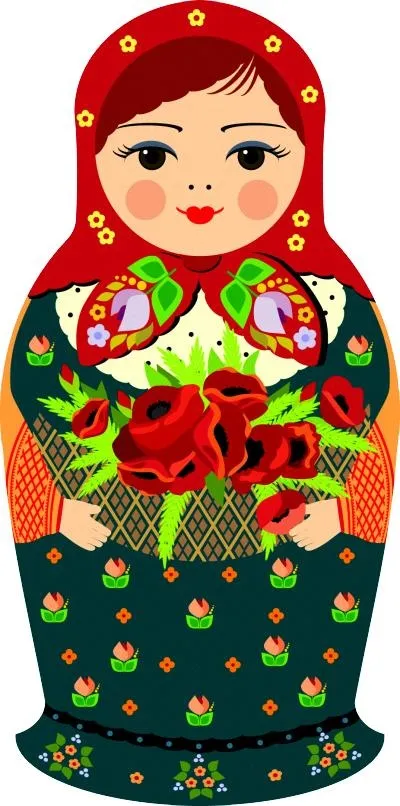 俄罗斯套娃 PNG免抠(400x806)